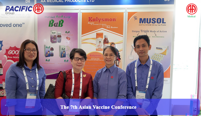 AA Medical Products Ltd and Pacific-AA Group participated as an exhibitor in the 7th Asian Vaccine Conference