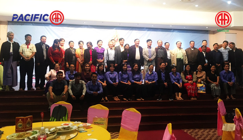 Get-Together Dinner of the 65th Myanmar Medical Conference, organized by Myanmar Medical Association and sponsored by AA Medical Products Ltd and Pacific-AA Group