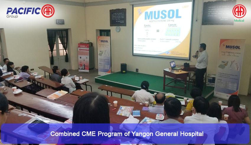 AA Medical Products Ltd, Pacific-AA Group supported and participated the Continuous Medical Education - CME program of Yangon General Hospital